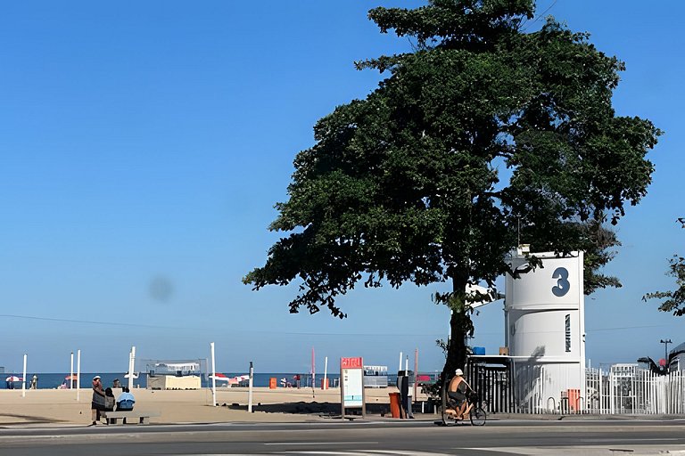 Beira-Mar Copacabana Beach, esquina da praia