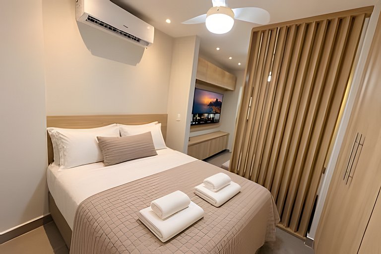 Loft Moderno Beira-Mar | Vista Forte de Copacabana