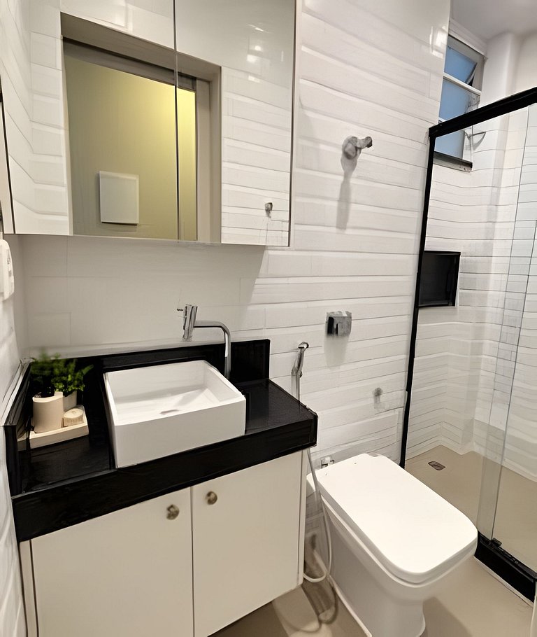 Loft Moderno Beira-Mar | Vista Forte de Copacabana
