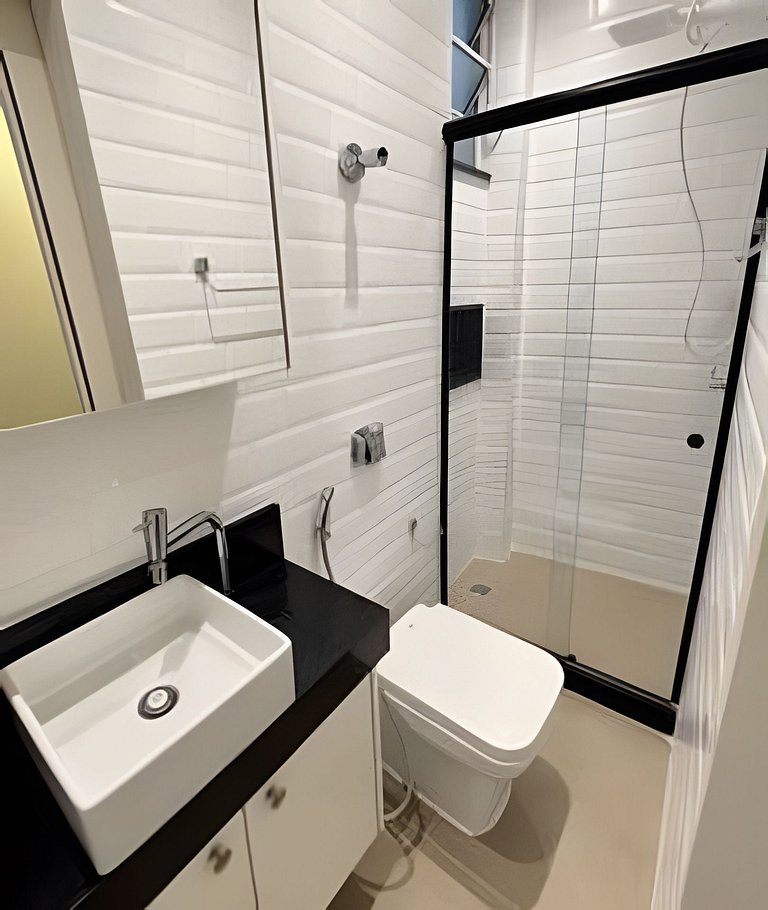 Loft Moderno Beira-Mar | Vista Forte de Copacabana